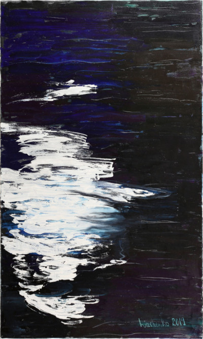 Im Fluss 90x150 cm, Öl, Leinwand - zu kaufen - Malerein Olga Liashenko